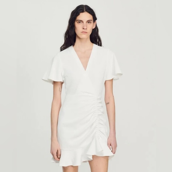 Sandro Short crossover dress - Picture 2 of 6